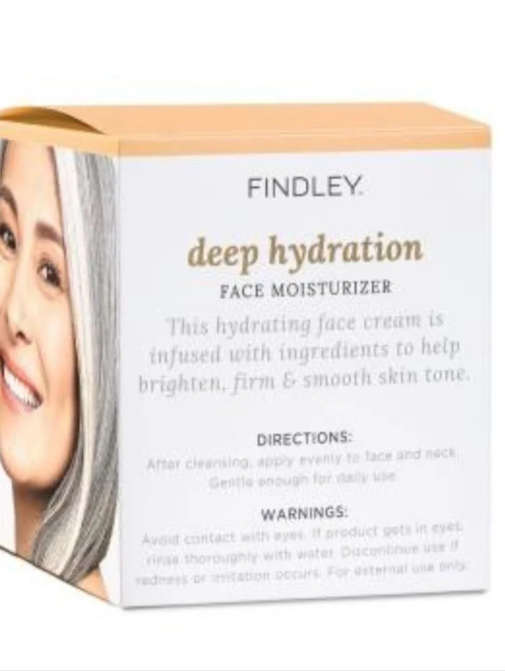 Findley Deep Hydration Face Moisturizer. Hyaluronic & Collagen. NIB. Unisex